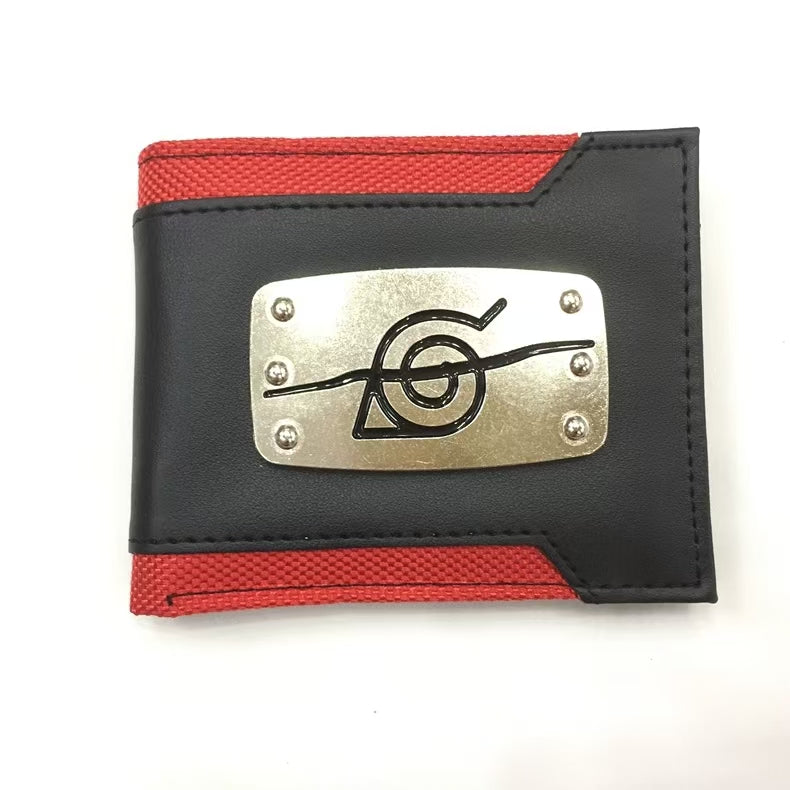 Portefeuille Uchiha Itachi à la mode et exquis, cuir de qualité, compartiments raisonnables, style de rangement pratique
