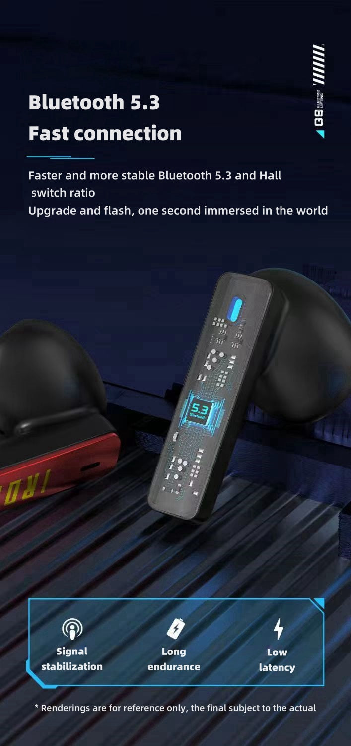 Marvel Iron Man Captain America Wireless Earbuds, Avengers Mechanical Elevator Bluetooth 5.3 Gaming Headphones