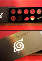 Collection de badges métalliques susuke/itachi/kakakshi Mangekyou Sharingan