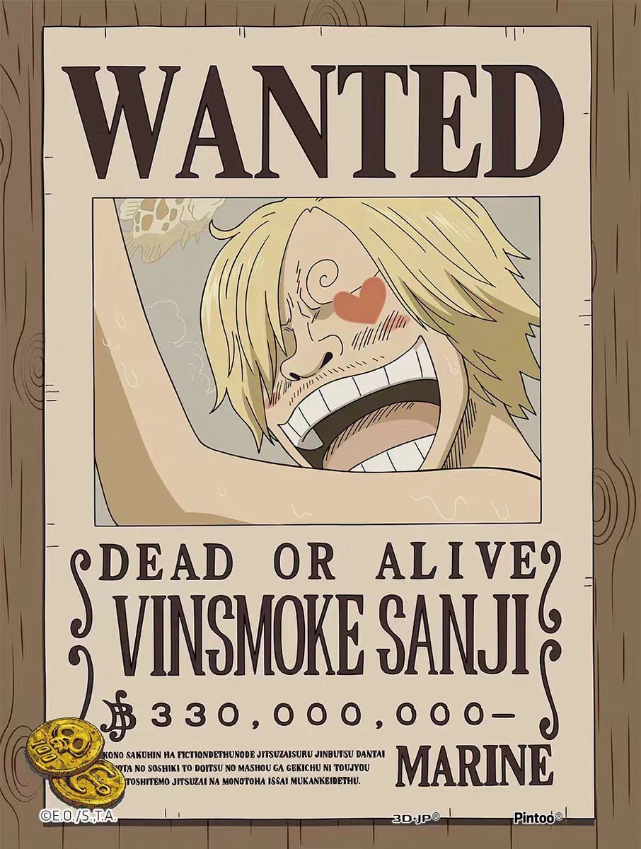 Luffy Personnage Prime Petit Puzzle Cadre Photo Décoration