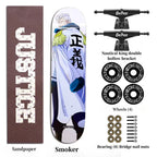 Skateboard professionnel Luffy/Zoro à motif fin (Taille: 80CM×20CM)