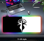 seven color light color change thickened mouse pad LED light keyboard pad game