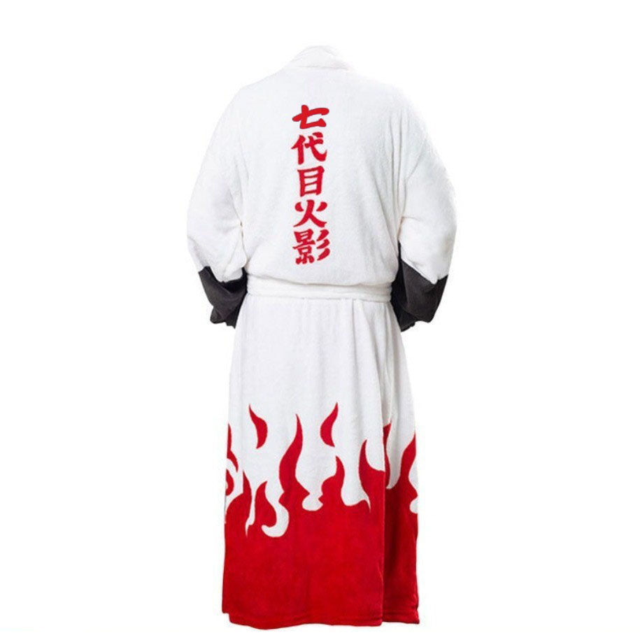 Robe de nuit en flanelle de ninja Fire Shadow - Endormez-vous dans une chemise de nuit confortable