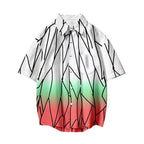 T-shirt Tanjirou/Nezuko, nouveauté été, coupe ample, chemise COS imprimée, tendance jeune décontractée, polyvalente