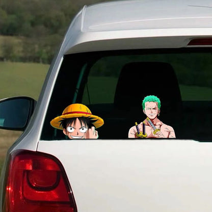 Luffy / Zoro / Nami 3D Gradient Stickers
