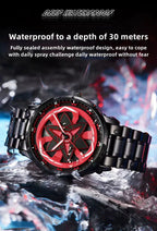 Montre rotative Sharingan de Sasuke/Madara/Itachi. Montre élégante et cool.