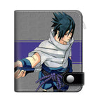 Portefeuille en cuir exquis Sasuke/Itachi/Kakashi avec design grande capacité et excellente qualité