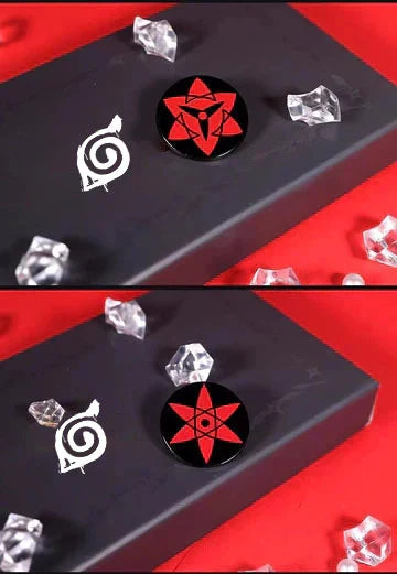 Collection de badges métalliques susuke/itachi/kakakshi Mangekyou Sharingan