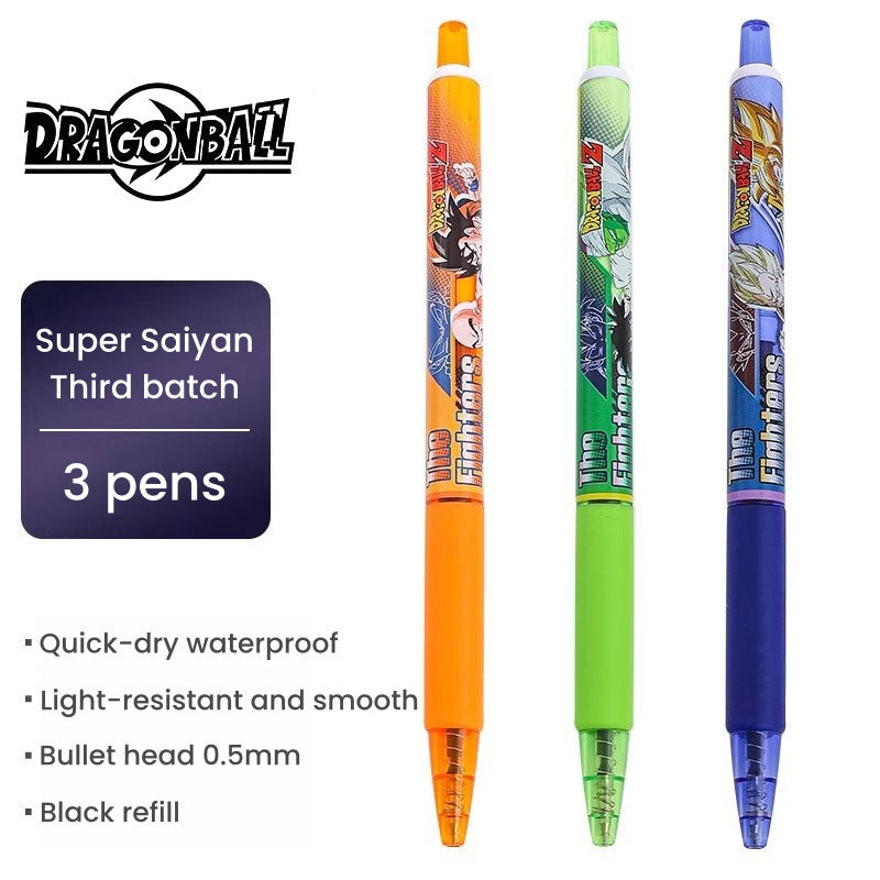 Stylo bille Goku/Vegeta Cool Push - Ressentez la puissance de l'anime en écrivant