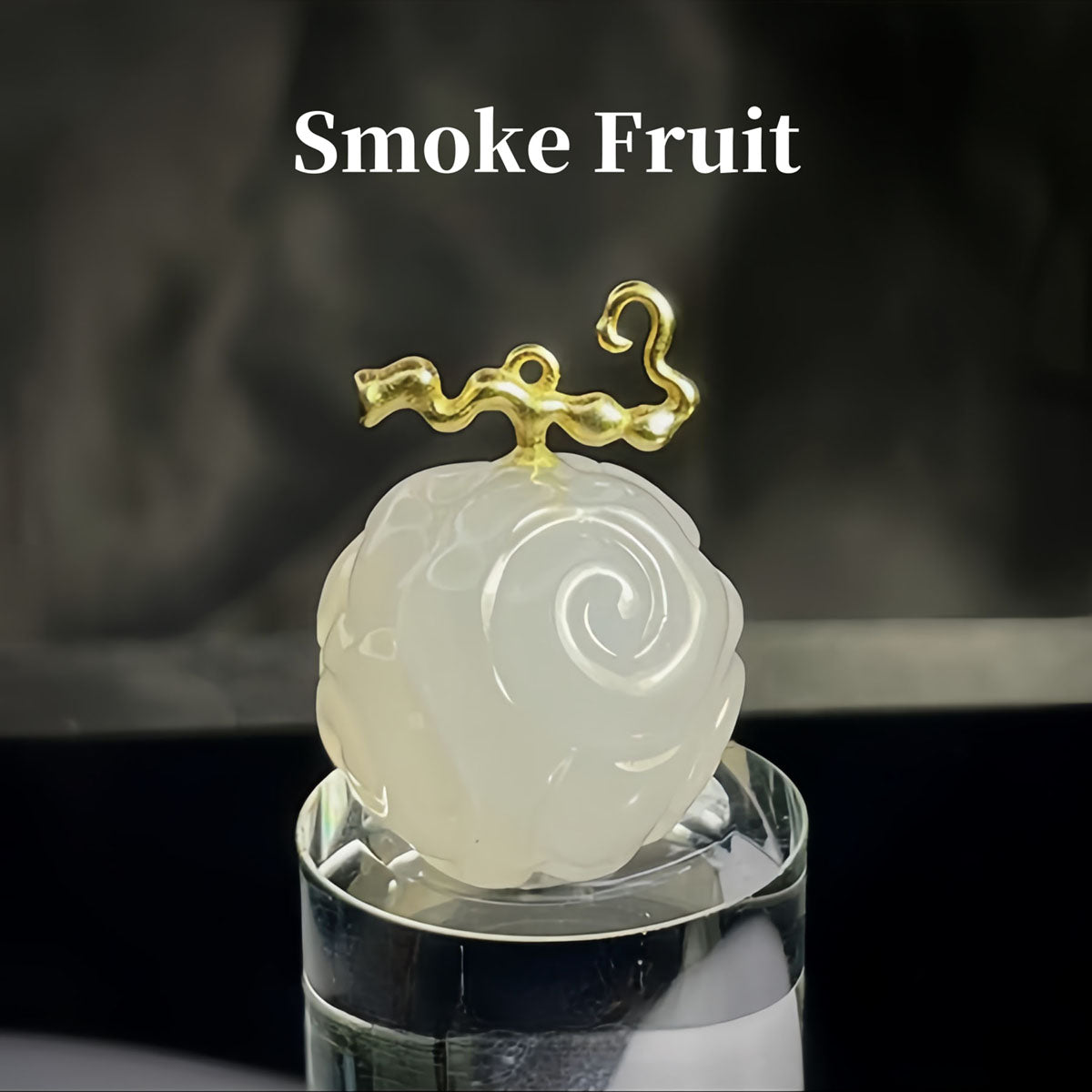 Ensemble collier et pendentif en agate naturelle faits à la main Luffy Fruit du démon