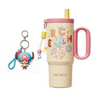 Gobelet isotherme One Piece Tony Tony Chopper 720 ml, Tasse à café glacé en acier inoxydable Anime avec porte-clés