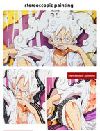Luffy/Ace/Zoro dessin 3D de bande dessinée artisanale