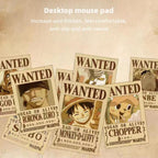 Tapis de souris avec primes des personnages Luffy/Zoro en ordre