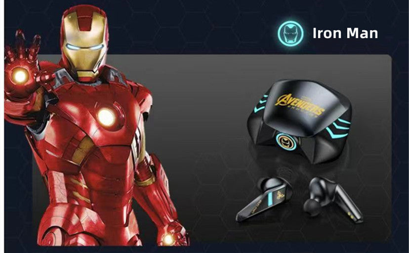 Marvel Spider‑Man Uzumaki Naruto Combo Pack, Wireless Bluetooth Earphones & Kunai Utility Knife