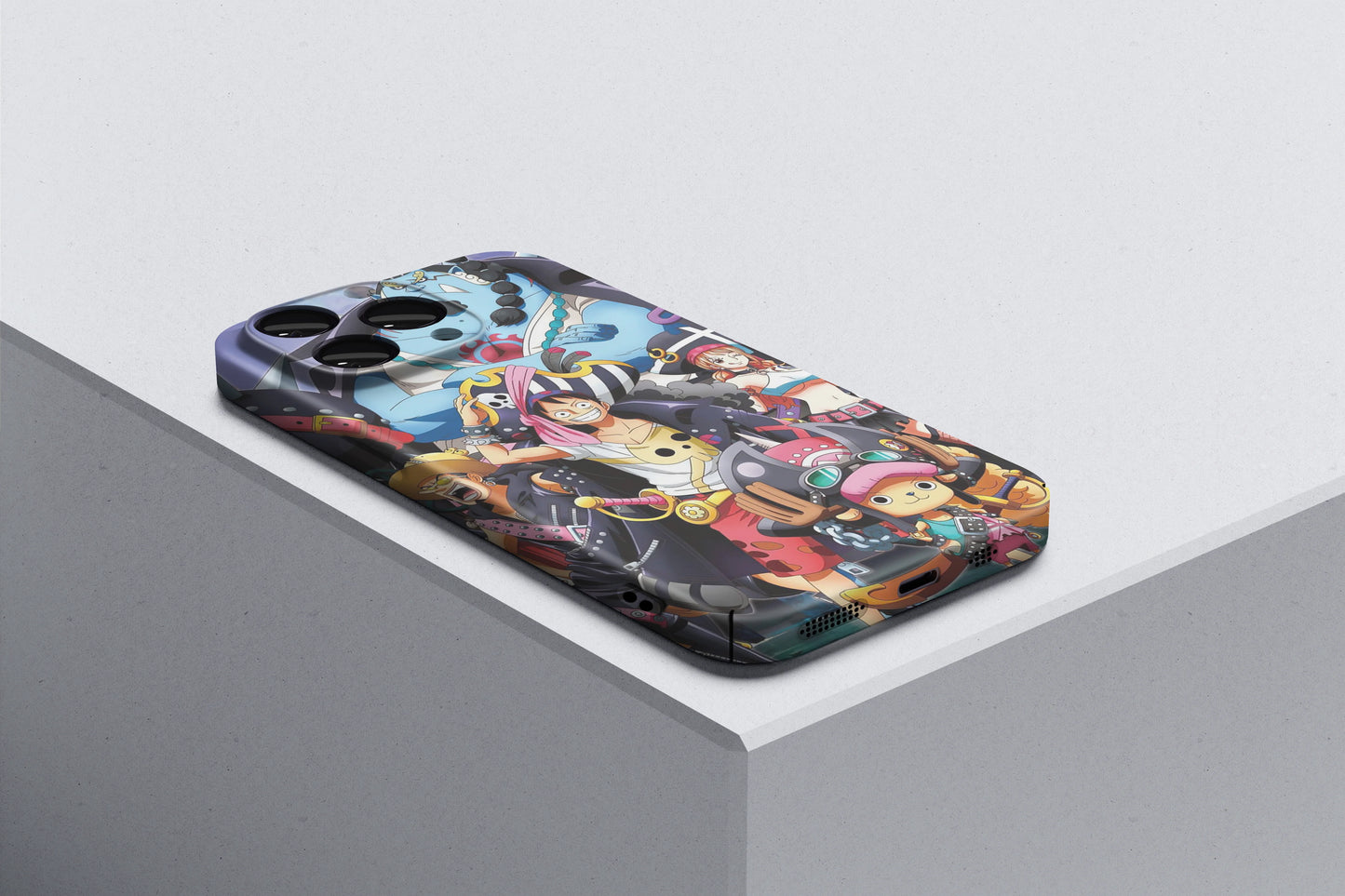 Luffy & Straw Hat Crew In Pirate Suit | One Piece 3D Printed Anime Phone Case