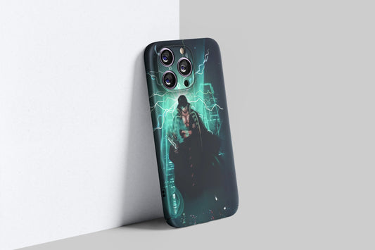Green Haki Ignites Zoro’s Emerald Aura | One Piece 3D Printed Anime Phone Case