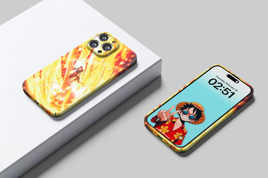 Luffy's Red Roc Strike | One Piece 3D Printed Anime Phone Case