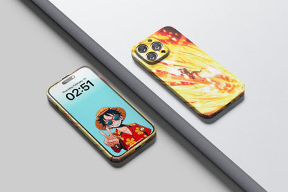 Luffy's Red Roc Strike | One Piece 3D Printed Anime Phone Case