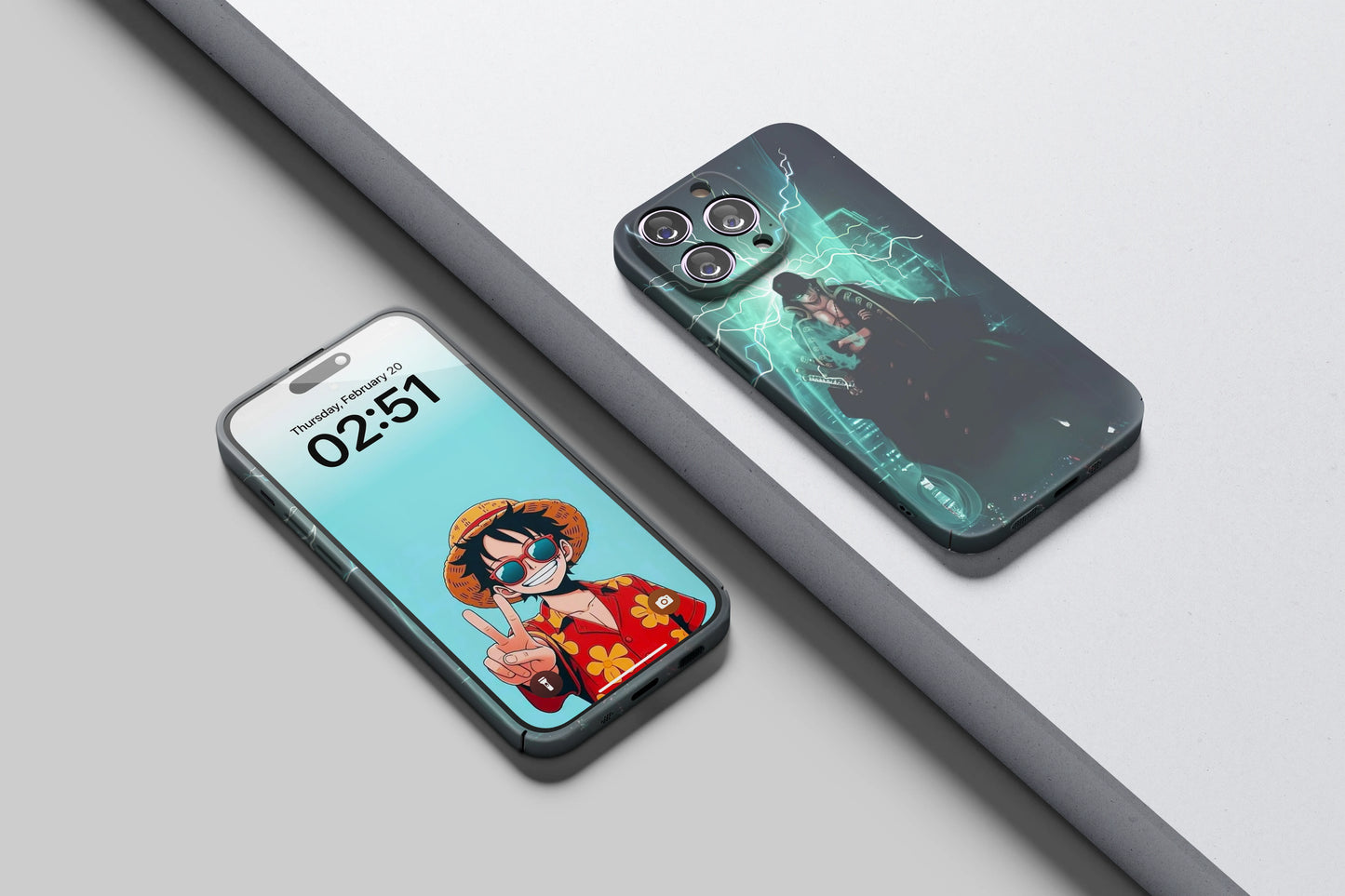 Green Haki Ignites Zoro’s Emerald Aura | One Piece 3D Printed Anime Phone Case