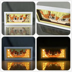 Tanjirou/Nezuko/Giyuu/Mitsuri Veilleuses de bureau exquises Luminescence Décoration de bureau