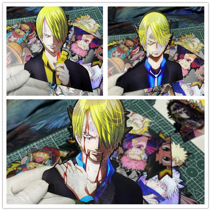 Luffy / Zoro / Nami 3D Gradient Stickers