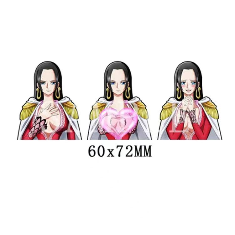 Autocollants 3D dégradés Luffy/Zoro/Nami