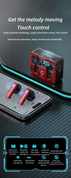 Écouteurs sans fil Marvel Iron Man Captain America, Casque Bluetooth Marvel avec étui de recharge