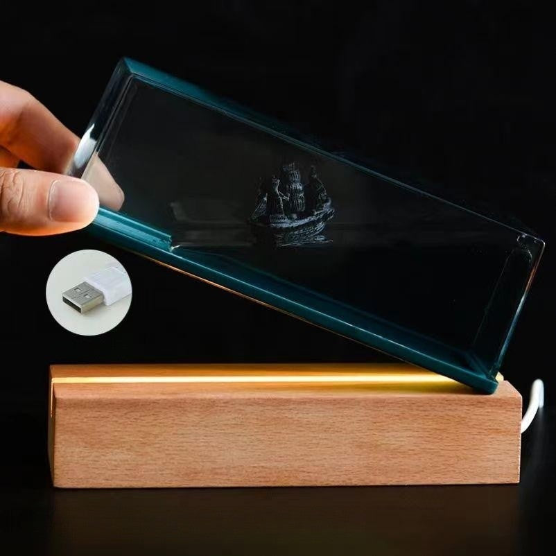 Décoration de bureau, bouteille à la dérive fluide, Titanic/Perle Noire