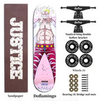 Skateboard professionnel Luffy/Zoro à motif fin (Taille: 80CM×20CM)