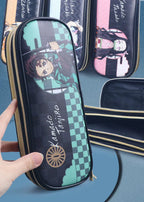 Trousse à stylo Kamado Tanjirou, nouveauté 2022, grande capacité 3 couches, EVA étanche