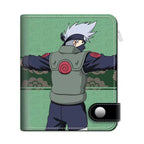 Portefeuille en cuir exquis Sasuke/Itachi/Kakashi avec design grande capacité et excellente qualité