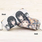 Tanjirou/Nezuko exquise trousse multi-fonctionnelle avec compartiments astucieux et motifs originaux