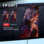Tanjirou/Nezuko Car Center Pillar Character Decorative Sticker