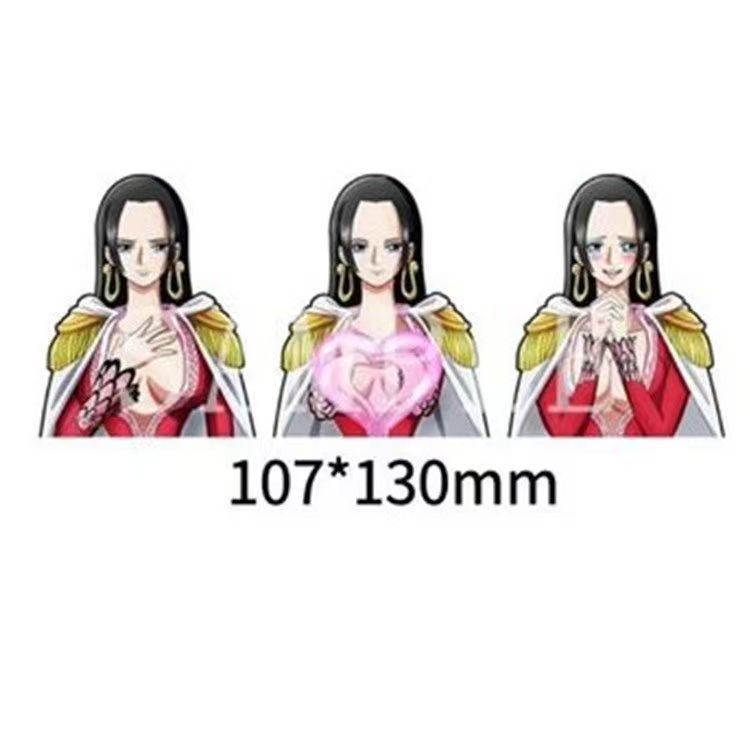 Autocollants 3D dégradés Luffy/Zoro/Nami
