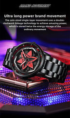 Montre rotative Sharingan de Sasuke/Madara/Itachi. Montre élégante et cool.