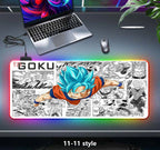 seven color light color change thickened mouse pad LED light keyboard pad game