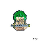 Luffy/Zoro Character Pin Badge