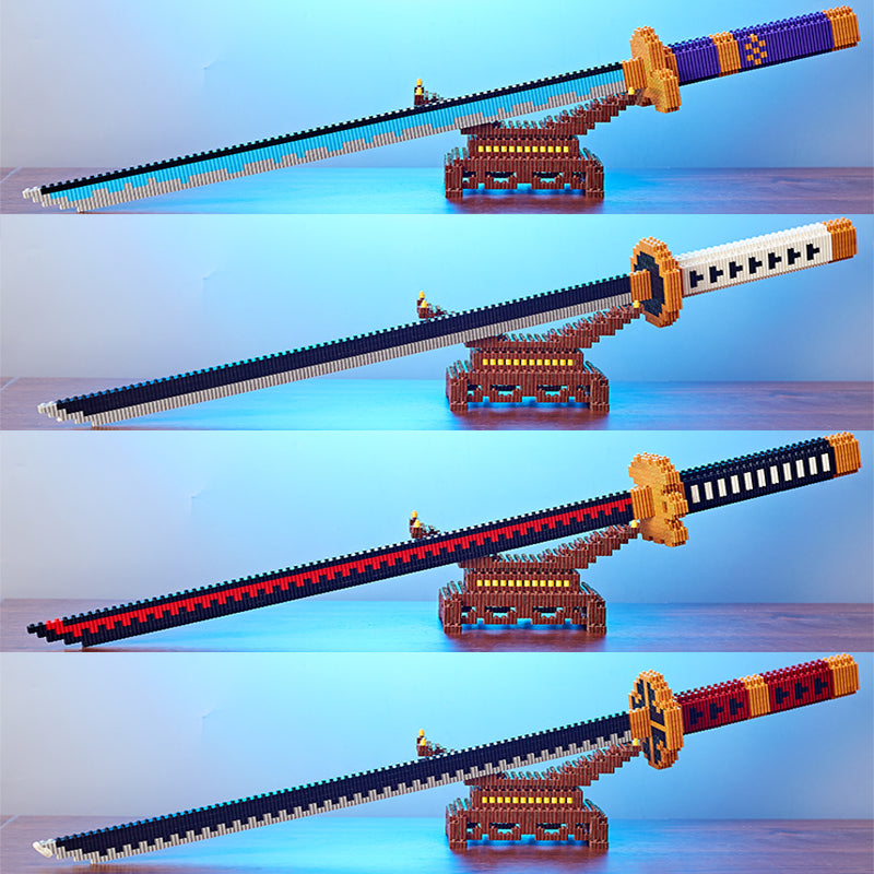 Roronoa Zoro Beaux blocs de construction Samouraï