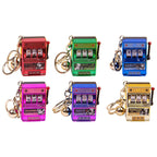 Porte-clés Luffy/Zoro Machine à sous fruitée Pendentif livre pop-up Machine à sous