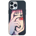 Coque de téléphone antichoc en silicone Uchiha Itachi pour iPhone