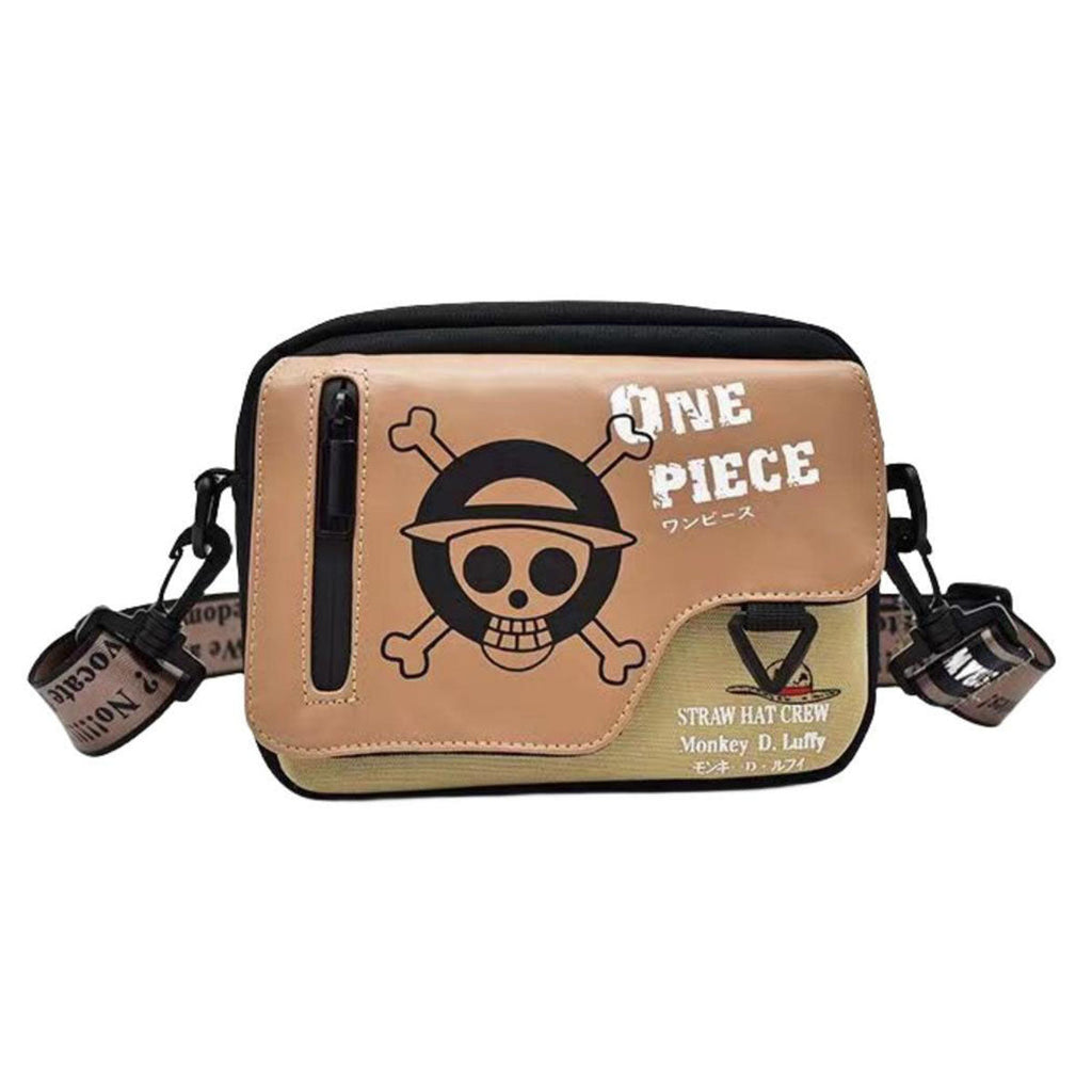Sac à bandoulière en bandoulière One Piece Monkey D. Luffy Crâne, Sac à bandoulière Anime Chapeau de Paille Pirate
