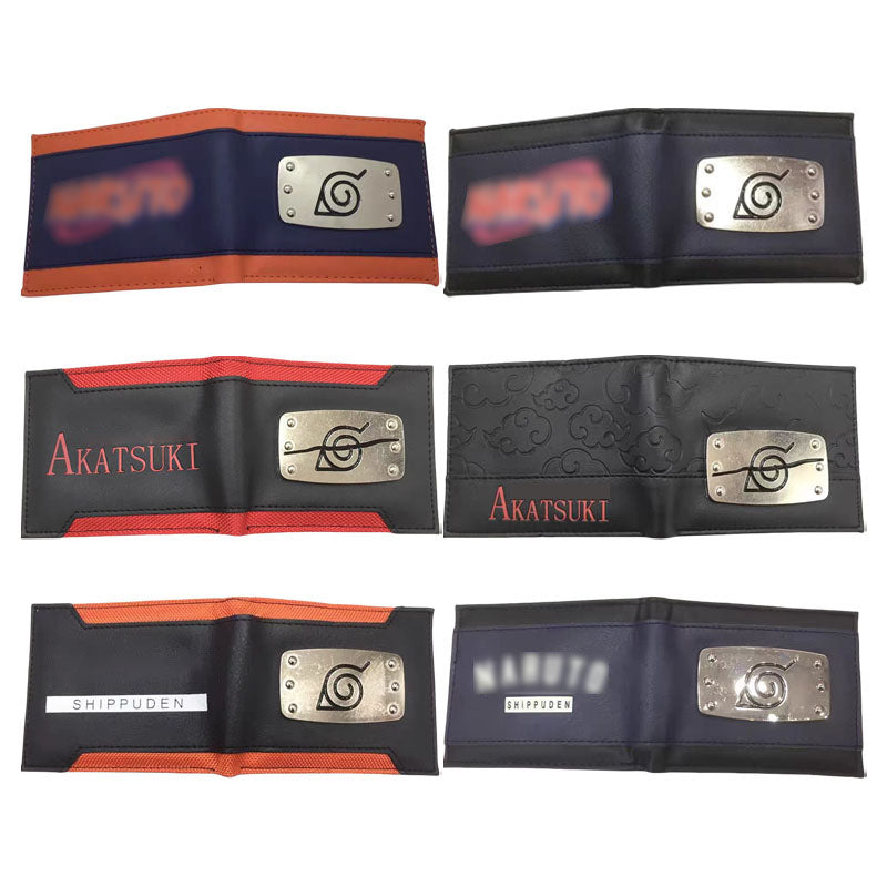 Portefeuille Uchiha Itachi à la mode et exquis, cuir de qualité, compartiments raisonnables, style de rangement pratique