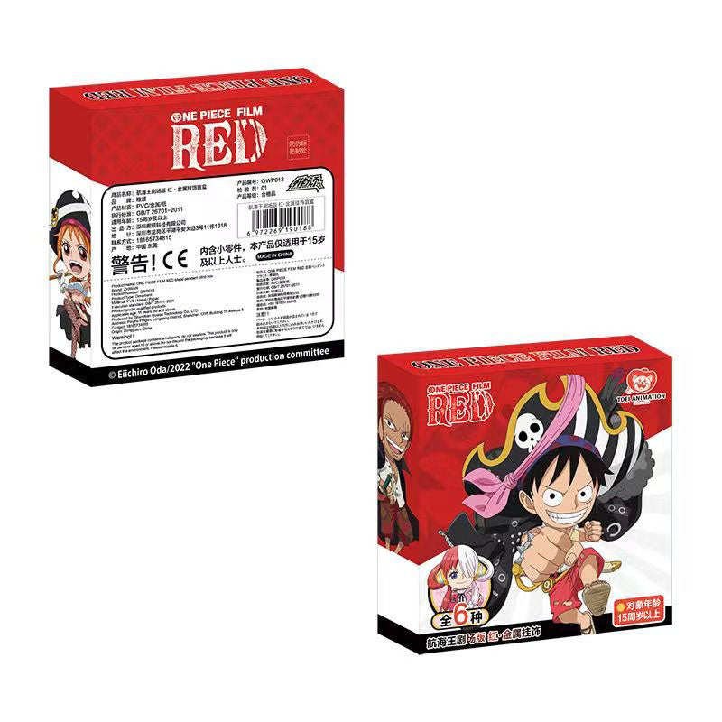 Luffy/Zoro/Shanks/Nami RED super porte-clés accessoire BOÎTE MYSTÈRE
