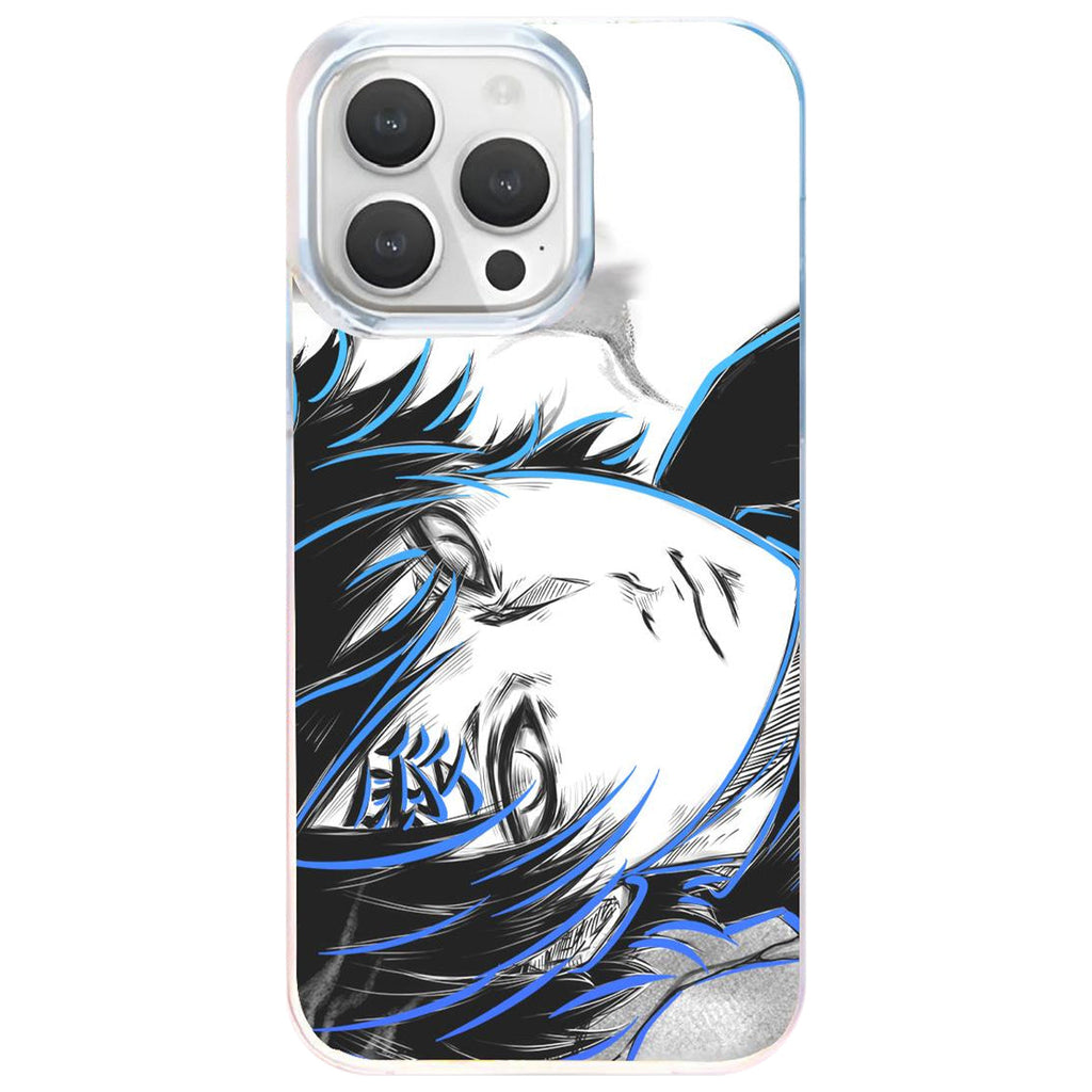 Coque de téléphone Naruto Gaara du désert à dégradé, coque antichoc Anime Aurora Border