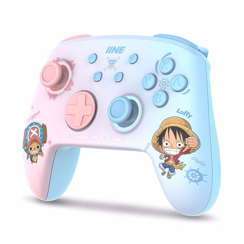 Manette Luffy/Chopper sans fil Bluetooth avec lumières réglables, contrôleurs main gauche et main droite