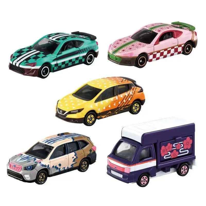 Tanjirou/Nezuko/Zenitsu alliage modèle réduit de voiture Voiture de sport Jeep Véhicule tout-terrain jouet