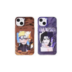 Coque de téléphone anti-collision en silicone tendance exquise Sasuke/Uzumaki Apple