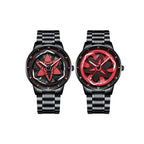 Montre rotative Sharingan de Sasuke/Madara/Itachi. Montre élégante et cool.
