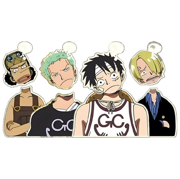Ornement de tableau de bord Luffy/Zoro/Sanji en forme de figurine à tête branlante