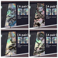 Autocollants laser de décoration de personnage pour colonne de voiture Tanjirou/Nezuko